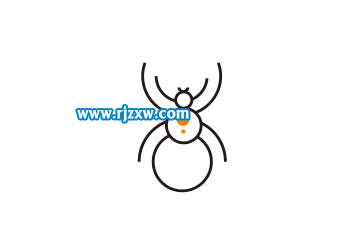 卡通蜘蛛怎么设计