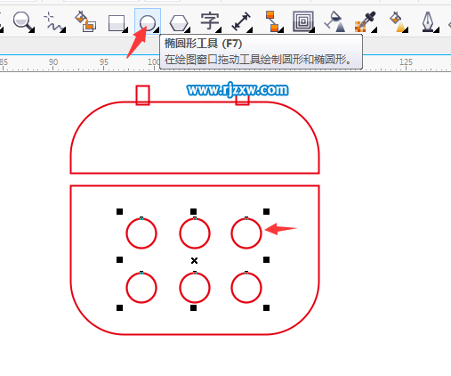 卡通电饭煲图标CDR制作