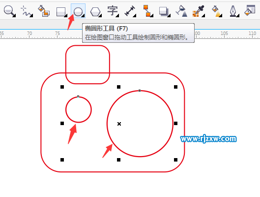 怎么使用CDR制作收音机图标