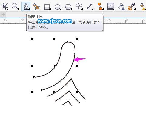 CDR怎么制作指纹扫描图案