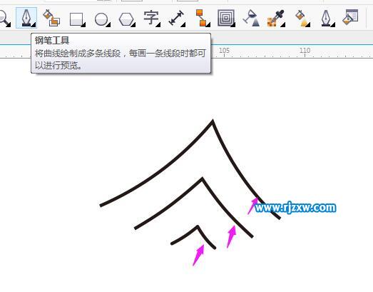 CDR怎么制作指纹扫描图案