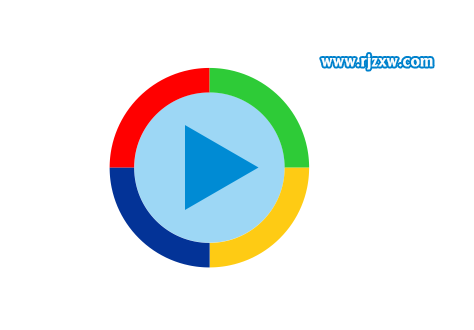 用CorelDRAW的智能填充制作播放器图标