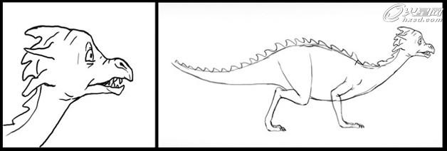 3DSMAX卡通角色设计之小恐龙