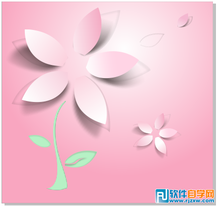 CorelDRAW制作立体雪花剪纸步骤图解