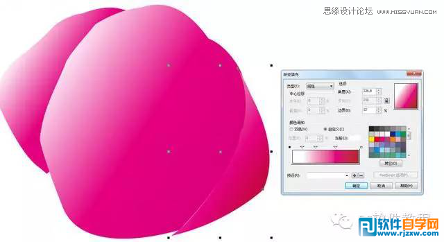 012.CorelDraw绘制梅花图讲解