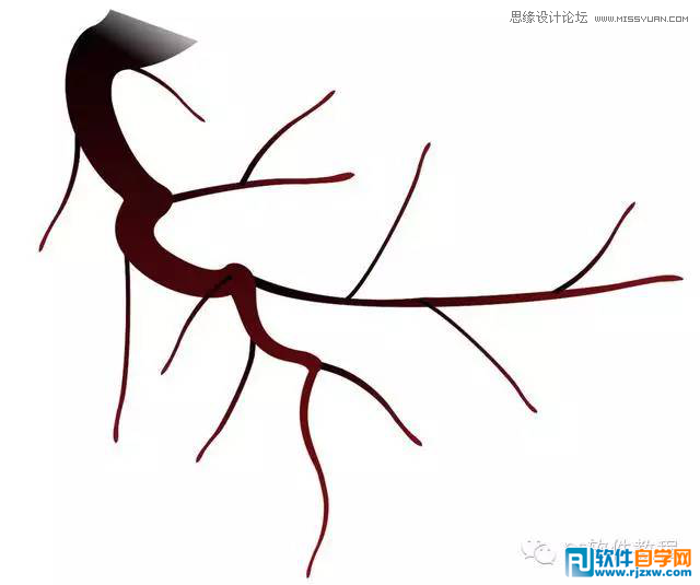 012.CorelDraw绘制梅花图讲解