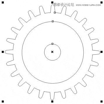010.CorelDRAW设计立体齿轮讲解