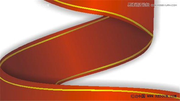 制作圣诞节的红丝带