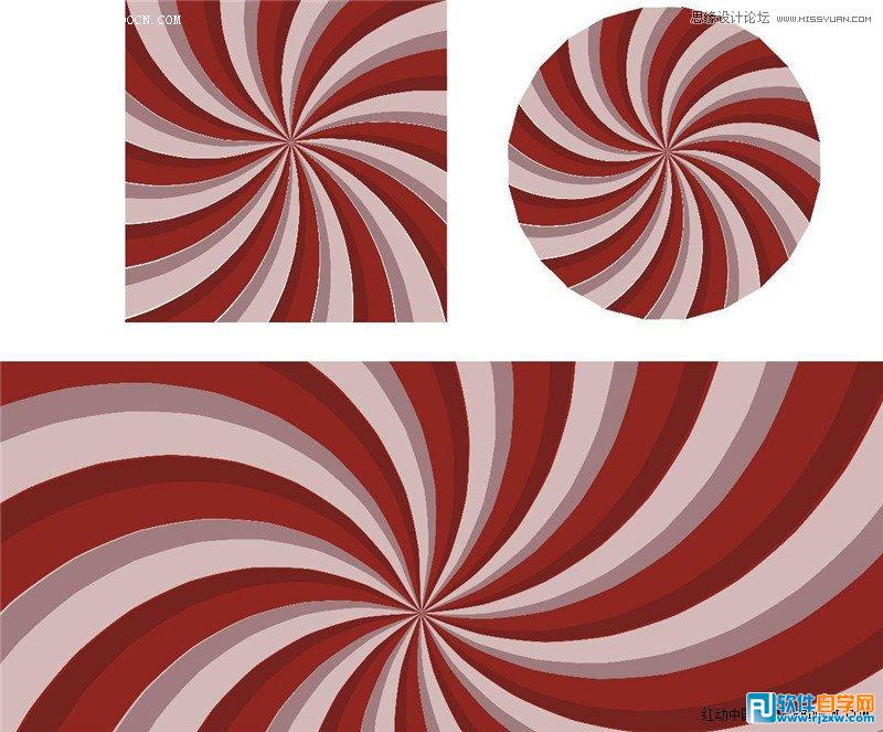 制作旋转的海报背景图