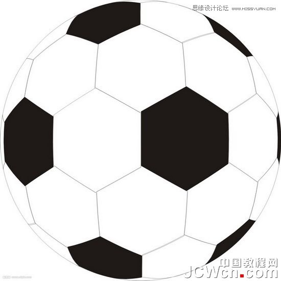 巧用鱼眼工具设计一个足球