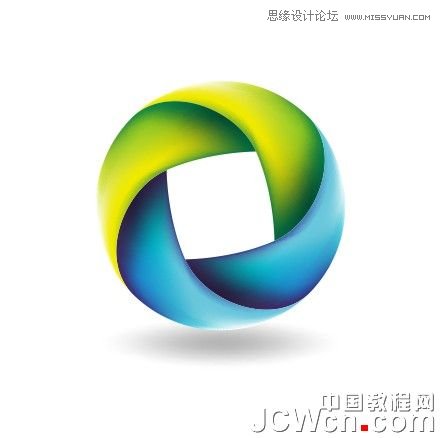 设计炫彩立体的软件图标效果