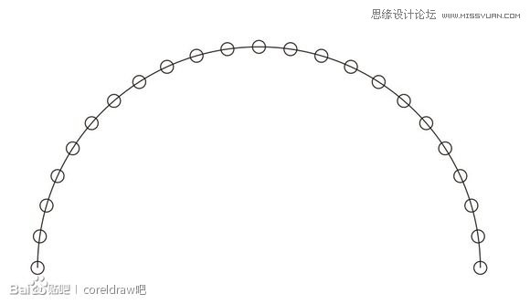 教你用CorelDraw设计漂亮圆点螺旋状效果