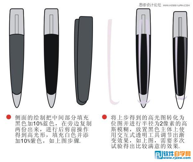 Coreldraw X7设计质感效果的立体感U盘