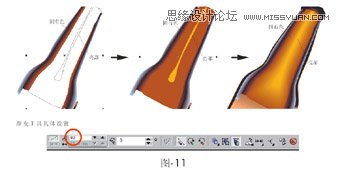 用Coreldraw X7设计精致啤酒广告矢量图效果