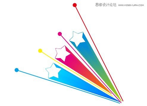 Coreldraw X7设计立体五角星