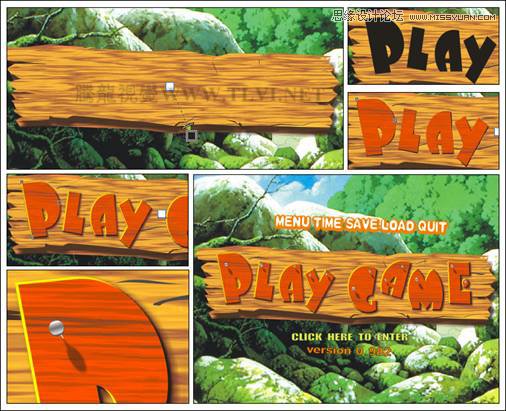 CorelDRAW X7设计木纹纹理字效