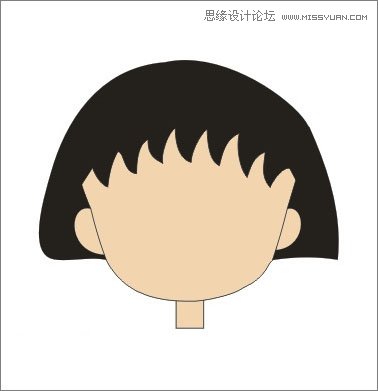 用CoreldrawX7设计樱桃小丸子插画