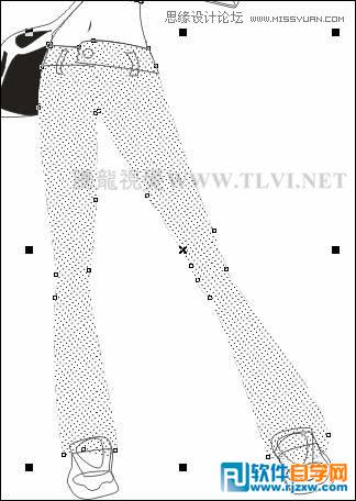CorelDRAWX7设计摩登少女