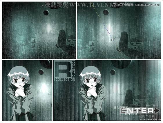 CorelDRAWX7设计恐怖场景