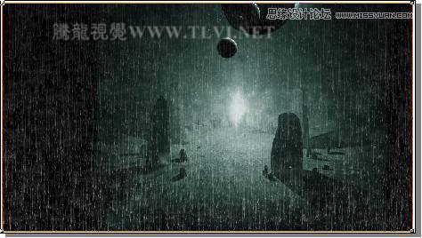 CorelDRAWX7设计恐怖场景