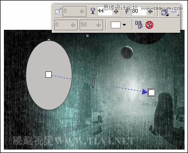 CorelDRAWX7设计恐怖场景