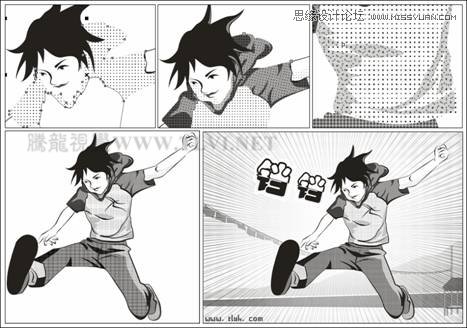 CorelDRAWX7绘制足球少年