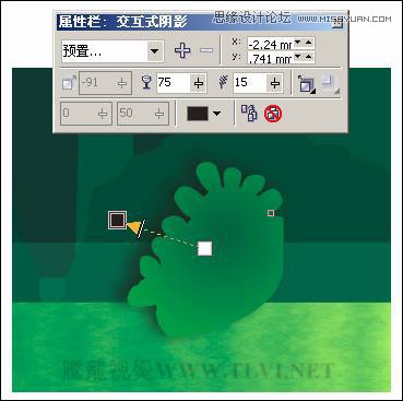 用CorelDRAWX6设计绿色的森林一角场景