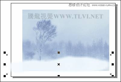 用CorelDRAWX7设计雪地中的唯美女孩教程