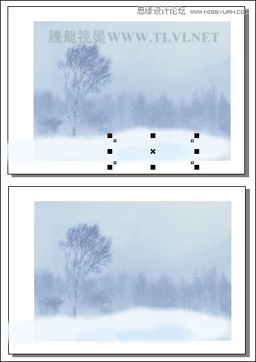 用CorelDRAWX7设计雪地中的唯美女孩教程