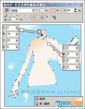 用CorelDRAWX7设计卡通风格的时尚美女教程