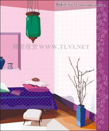 用CorelDRAWX7设计时尚家居插画教程