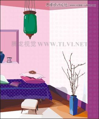 用CorelDRAWX7设计时尚家居插画教程