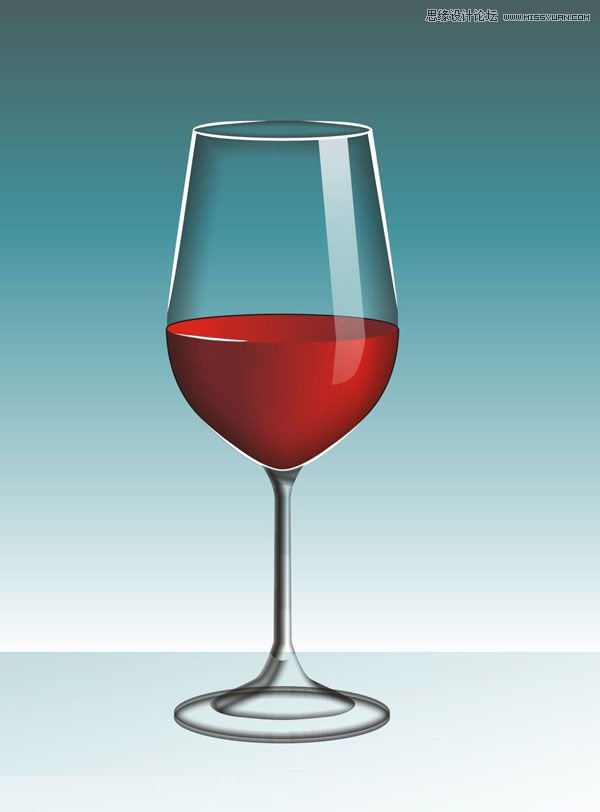 用Coreldraw设计质感的高脚杯教程