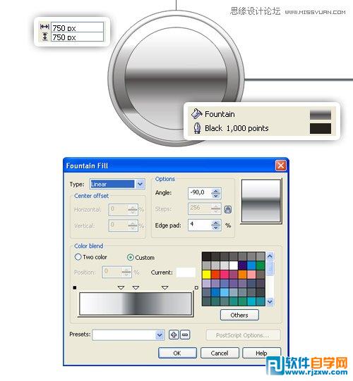 教你用CorelDraw绘制超真实的手表教程