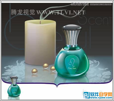 教你用CorelDraw设计香水促销海报