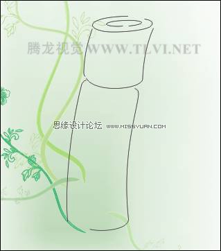 教你用CorelDRAW设计水墨画效果的香水广告