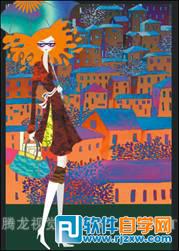 教你怎么使用CorelDRAW填充底纹和Post Script