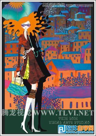 教你怎么使用CorelDRAW填充底纹和Post Script