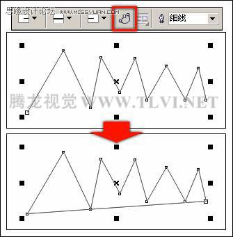 教你怎么应用CorelDRAW多点线工具