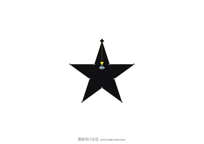 教你怎么用CorelDRAW设计五角星效果