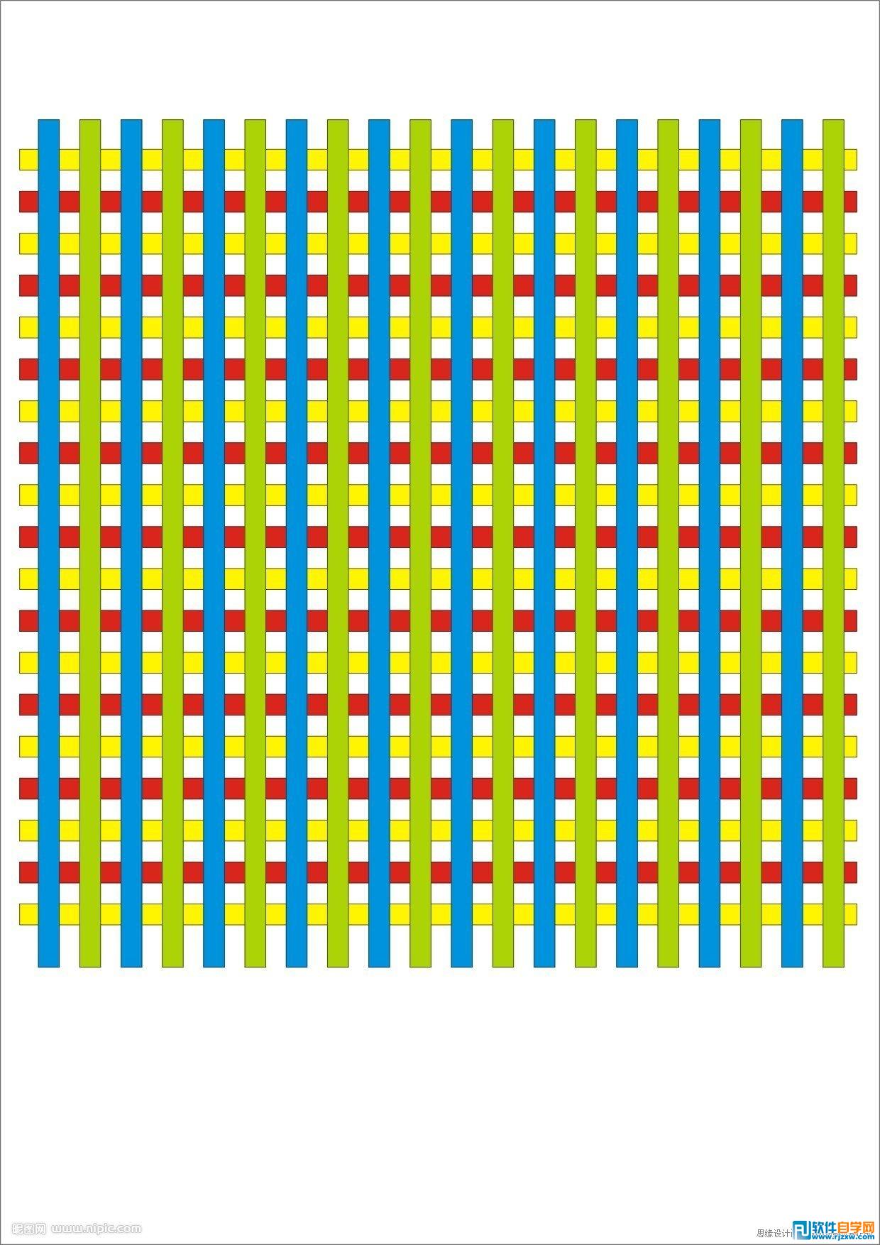 教你用CorelDraw设计竹编效果