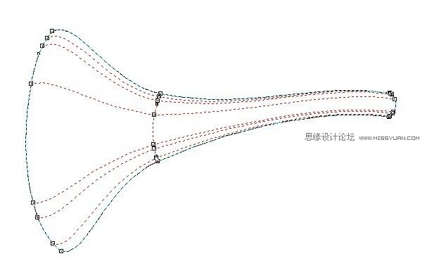 教你怎么用CorelDraw网格工具画个可爱卡通唢呐