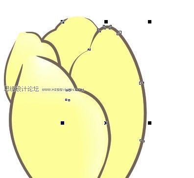 教你用CorelDRAW设计港商的花朵LOGO