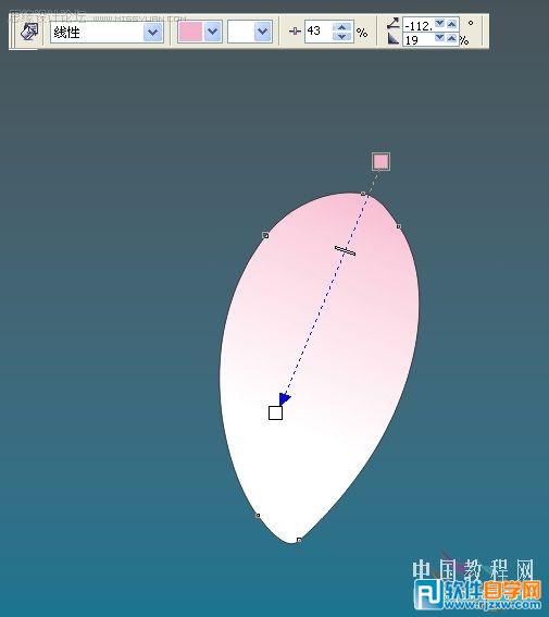 教你用CorelDRAW的渐变工具绘制卡通荷花