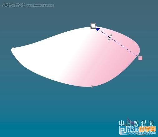 教你用CorelDRAW的渐变工具绘制卡通荷花