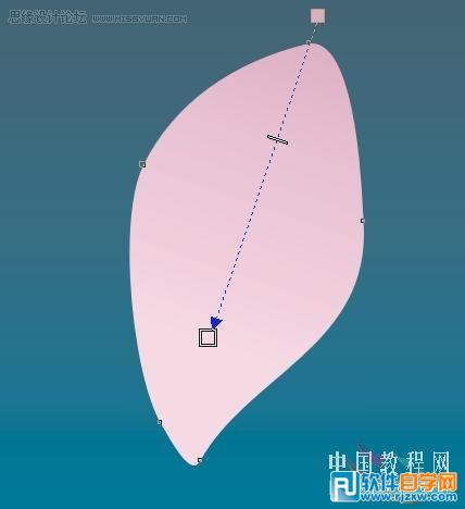 教你用CorelDRAW的渐变工具绘制卡通荷花