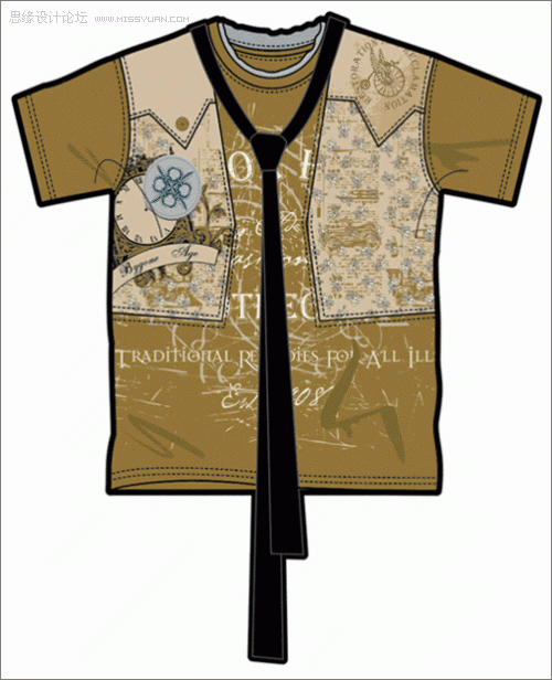 教你怎么用CorelDraw设计T恤服装