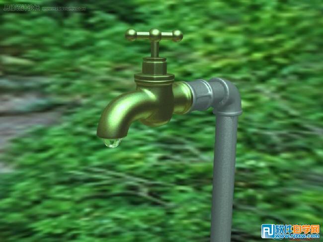 怎么教你用3DMAX制作水笼头