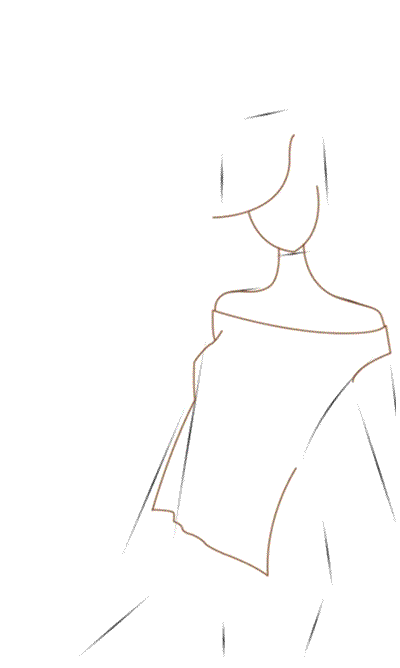 PS绘制卡通时尚美女的方法