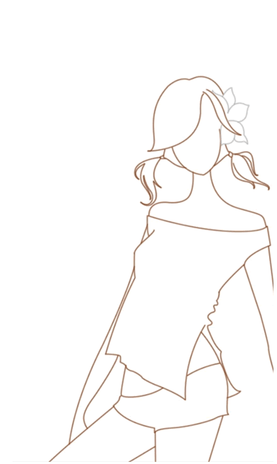 PS绘制卡通时尚美女的方法